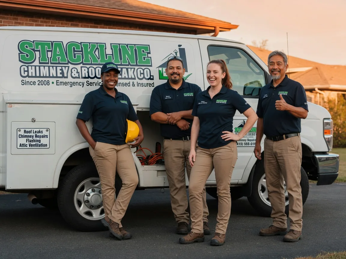Chimney flashing repair company in Burr Oak, KS
